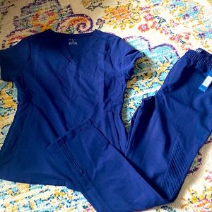 Brand new navy jaanuu scrub set